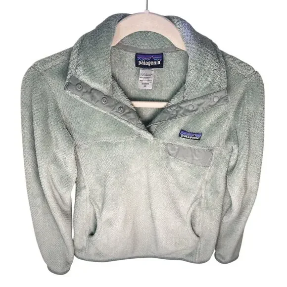 Patagonia | Women's Re-Tool Snap T-Fleece Pullover - Atoll Blue, Size XS - Picture 10 of 10